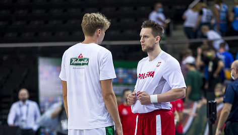 Mindaugas Kuzminskas ir Mateusz Ponitka