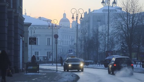 Sostinė antradienio rytą