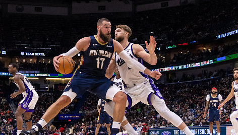 Jonas Valančiūnas ir Domantas Sabonis