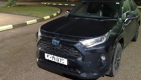 Automobilis „Toyota RAV 4“ buvo pavogtas Jungtinėje Karalystėje