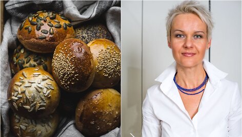 Nida Degutienė ir jos keptos bandelės