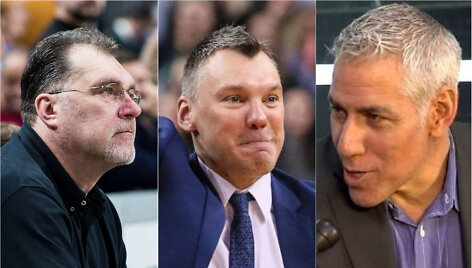 Arvydas Sabonis, &Scaron;arūnas Jasikevičius ir Joe Arlauckas