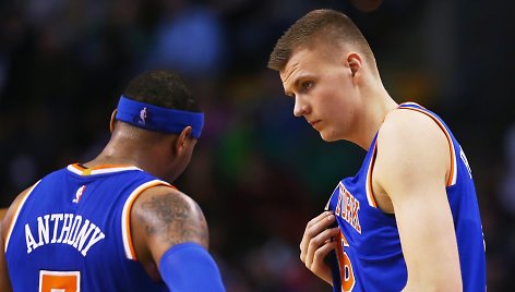 Carmelo Anthony ir Kristapas Porzingis