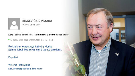 V.Rinkevičiaus lai&scaron;kas 