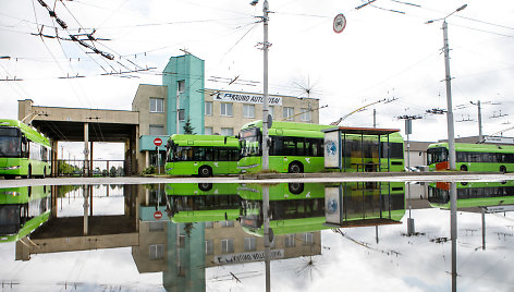 Ekskursija troleibusų parke