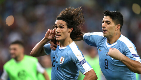 Edinsonas Cavani ir Luisas Suarezas