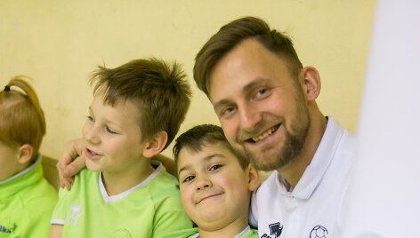 Akimirka i&scaron; futbolo klubo &bdquo;Ataka&ldquo; treniruotės