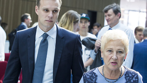Gabrielius Landsbergis ir Irena Degutienė