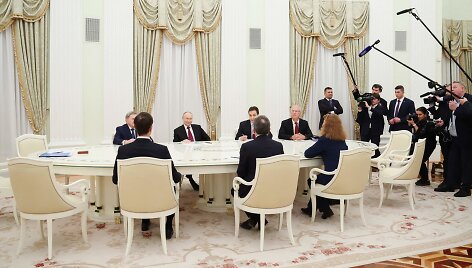 Vladimiras Putinas ir JAV derybininkai