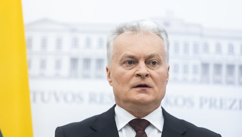 Prezidento Gitano Nausėdos spaudos konferencija apie situaciją Ukrainoje