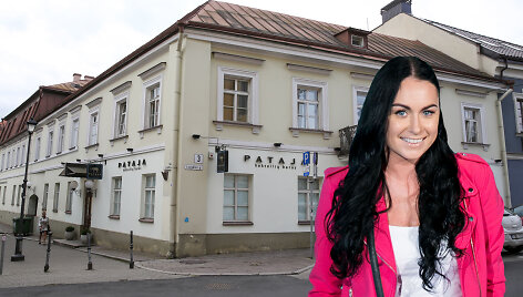 Simona Nainė ir baras &bdquo;Pataja&ldquo;, kur buvo &scaron;venčiamas jos gimtadienis