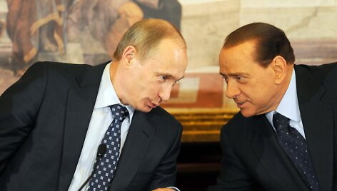 V. Putinas ir S. Berlusconi