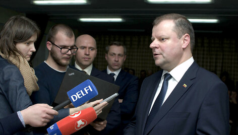 Premjeras Saulius Skvernelis prane&scaron;ė dalyvausiantis prezidento rinkimuose