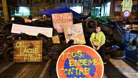 &bdquo;Geltonųjų liemenių&ldquo; protestai Prancūzijoje"	