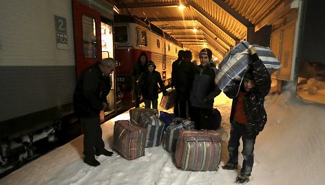 Švedijos slidinėjimo poilsiavietė priėmė pabėgėlius iš Sirijos