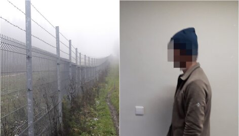 Sulaikytas įtariamasis sienos pažeidėjas