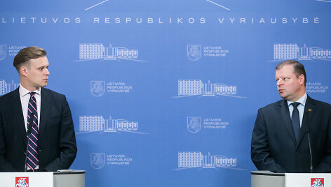 Gabrielius Landsbergis ir Saulius Skvernelis
