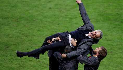 Jose Mourinho &scaron;venčia pergalę Stokholme