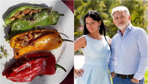 Jurga ir Paulius Jurkevičiai ir jų ruo&scaron;tas patiekalas