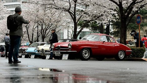 Japonijos klasikinių automobilių festivalis Tokijuje