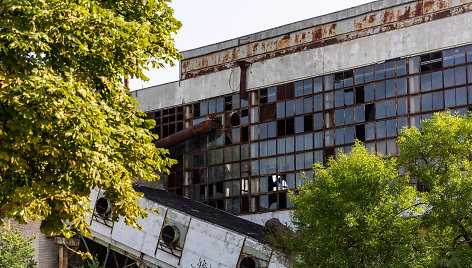 Panevėžio autokompresorių gamyklos teritorijoje