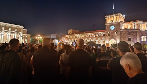 Protestai Armėnijos sostinėje Jerevane