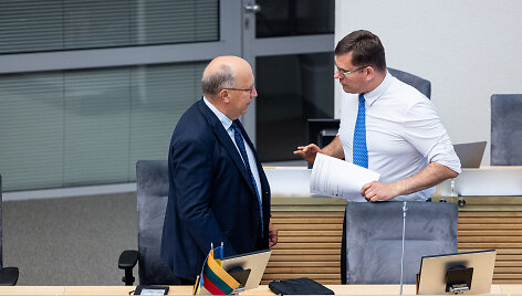 Andrius Kubilius, Laurynas Ka&scaron;čiūnas
