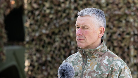 G. Nausėdos ir kariuomenės vado gen. V. Rup&scaron;io spaudos konferencija