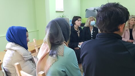 Afganistaniečių vertėjų &scaron;eimos įkurdintos Raseiniuose.