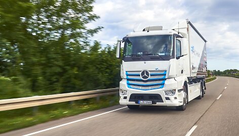 Elektra varomas sunkvežimis &bdquo;Mercedes-Benz eActros&ldquo;