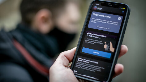 Mobilioji programėlė &bdquo;Korona Stop LT&ldquo;