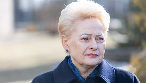 Dalia Grybauskaitė balsavo antrajame savivaldos rinkimų ture