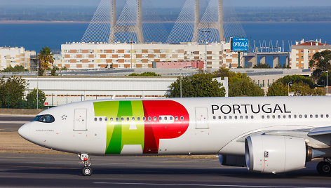 Artėjant streikui, Portugalijos TAP atšaukė per 1,3 tūkst. skrydžių