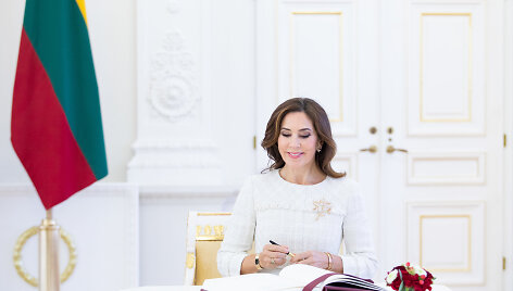 Prezidentas Gitanas Nausėda susitiko su jos karali&scaron;kąja prakilnybe Danijos kronprincese Mary