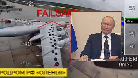 Ukrainos SBU operacija &bdquo;Voratinklis&ldquo; prie&scaron; Rusijos bombone&scaron;ius ir Vladimiras Putinas
