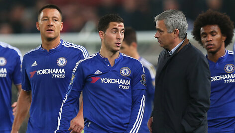Edenas Hazardas ir Jose Mourinho