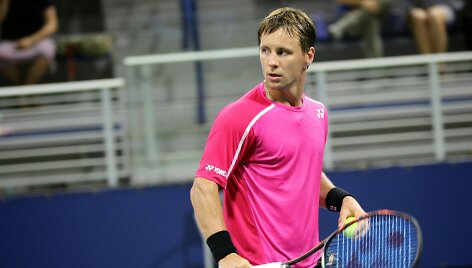 Ričardas Berankis &bdquo;US Open&ldquo; starte nugalėjo Maleką Jazirį
