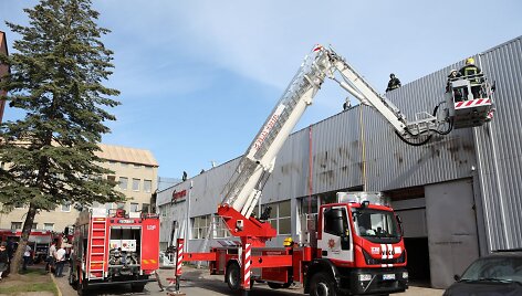 Gaisras Draugystės gatvėje 