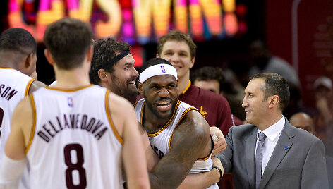 &bdquo;Cavs&ldquo; ir LeBronas Jamesas džiūgauja