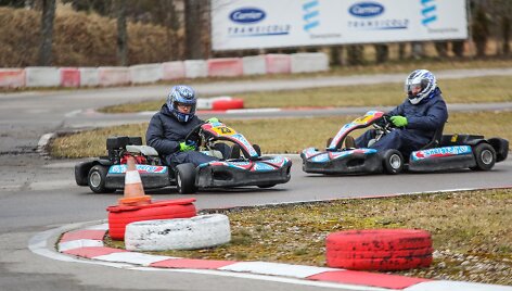 Lietuvos žurnalistų autoklubo varžybos Smalininkų kartodrome