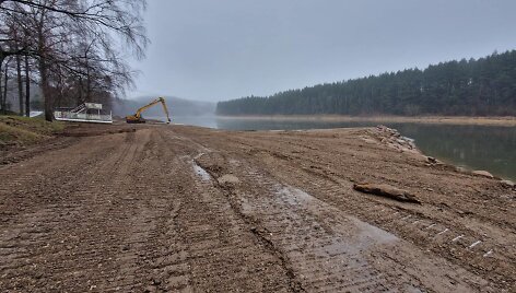 Tvarkybos darbai Nemune ties Alytumi
