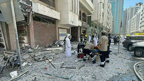 JAE sostinėje per dujų sprogimą žuvo du žmonės, dar 120 sužeisti