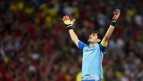 Ispanijos futbolo rinktinės vartininkas Ikeras Casillas