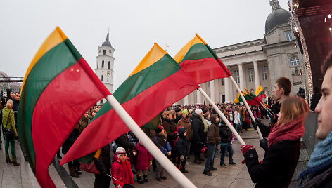 pirmą kartą Vilniuje organizuojama &scaron;ventinė jaunimo eisena &bdquo;Lietuvos valstybės keliu&ldquo;
