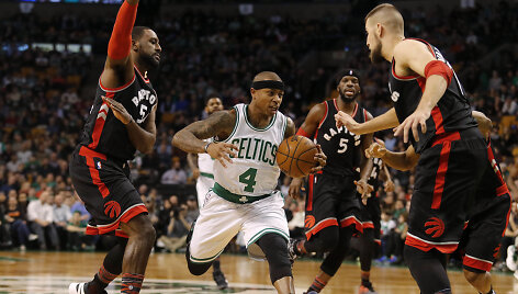 Isaiah Thomasas ir Jonas Valančiūnas