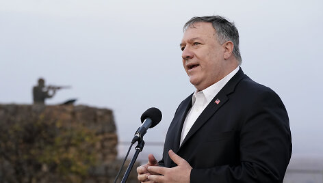 Mike'as Pompeo Golano Auk&scaron;tumose
