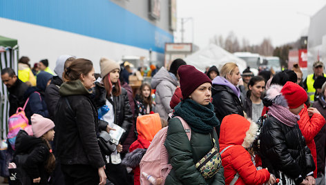 Krakoveco pabėgėlių registracijos centras Lenkijoje