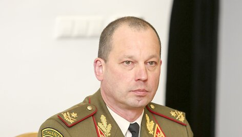Lietuvos kariuomenės Jungtinio &Scaron;tabo vir&scaron;ininkas generolas Vilmantas Tamo&scaron;aitis