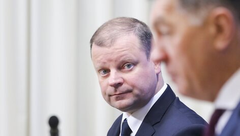 Sauliaus Skvernelio ir Algirdo Butkevičiaus spaudos konferencija