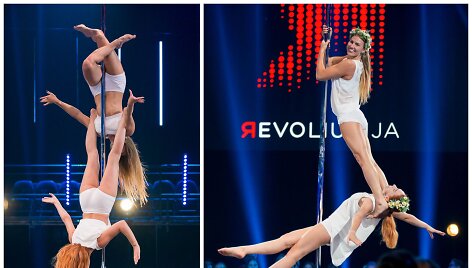 &bdquo;Pole dance&ldquo; &scaron;okėjos laidoje &bdquo;&Scaron;okio revoliucija&ldquo;